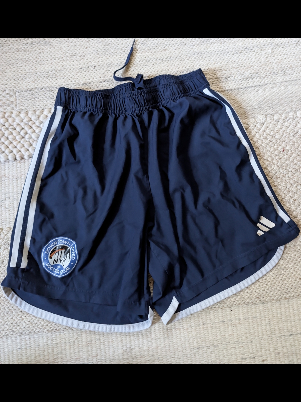 Adidas NYC Downtown United Soccer Club Med Shorts Size Large DUSC